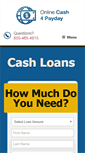 Mobile Screenshot of onlinecash4payday.com